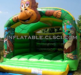 T2-1883 Trampolín inflable con tema de jungla