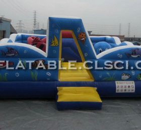 T2-195 Camisa inflable del mundo submarino