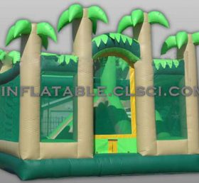 T2-2042 Trampolín inflable con tema de jungla