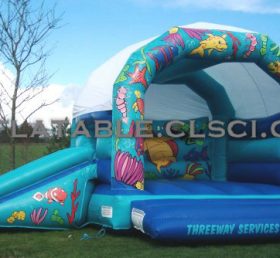 T2-2046 Trampolín inflable del mundo submarino