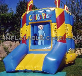 T2-2219 Antena bebé cumpleaños fiesta inflable trampolín