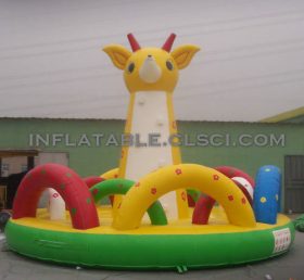 T2-2423 Trampolín inflable de venado