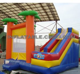 T2-2480 Trampolín inflable con tema de jungla