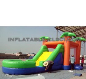 T2-2483 Trampolín inflable con tema de jungla