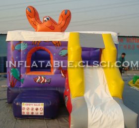 T2-2866 Trampolín inflable de dibujos animados