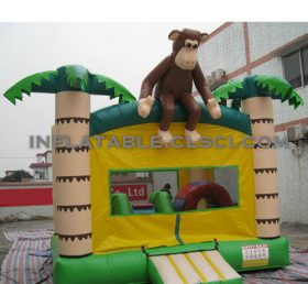 T2-3105 Trampolín inflable con tema de jungla