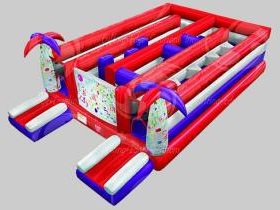 T7-201 Pista de barrera inflable gigante