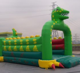 T2-302 Trampolín inflable de dinosaurio