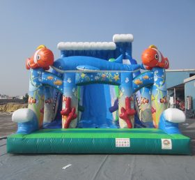 T8-1447 Deslizador inflable del mundo submarino