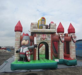 T2-3306 Feliz castillo inflable payaso