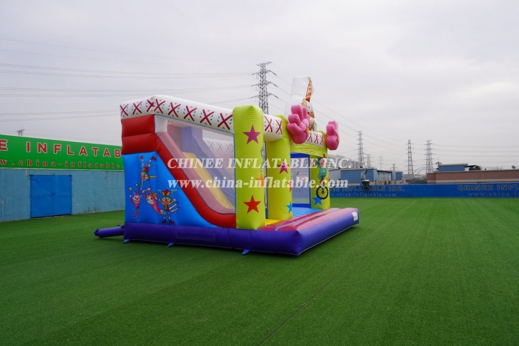 T2-3334 Clown Inflatable Castle Clown Circus Jumping Castles