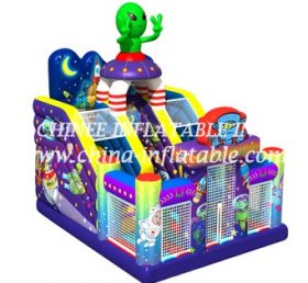 T8-1485 Escalera seca infantil inflable cósmica