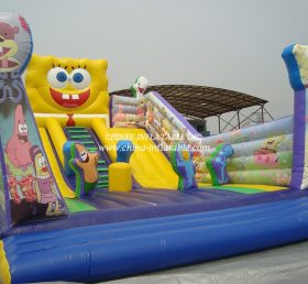 T8-842 Deslizador inflable Bob Esponja