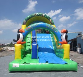 T8-1375 Pájaro gigante niño tobogán inflable