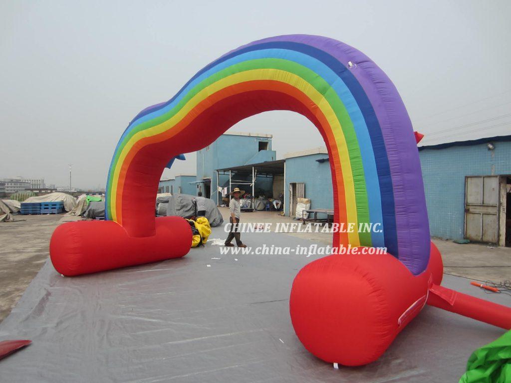 Arch1-222 Rainbow Inflatable Arches