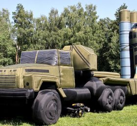 SI1-004 Gigante tanque de misiles militares inflables cebo ejercicio militar modelo de vehículo inflable