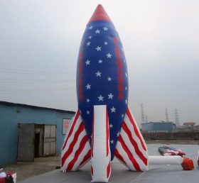 Cartoon2-075 Rocket inflable caricatura