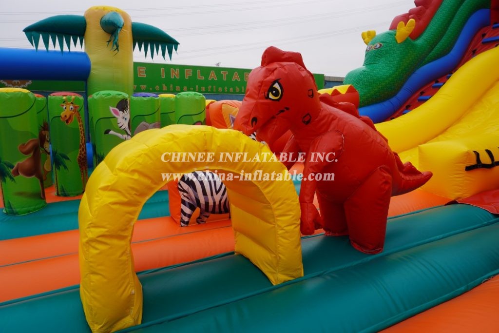 GF2-017 Jungle Theme Inflatable Funcity