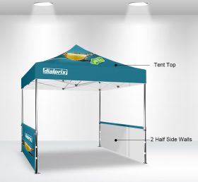 F2-2 Tienda plegable de media pared 10 × 10 2/tienda publicitaria