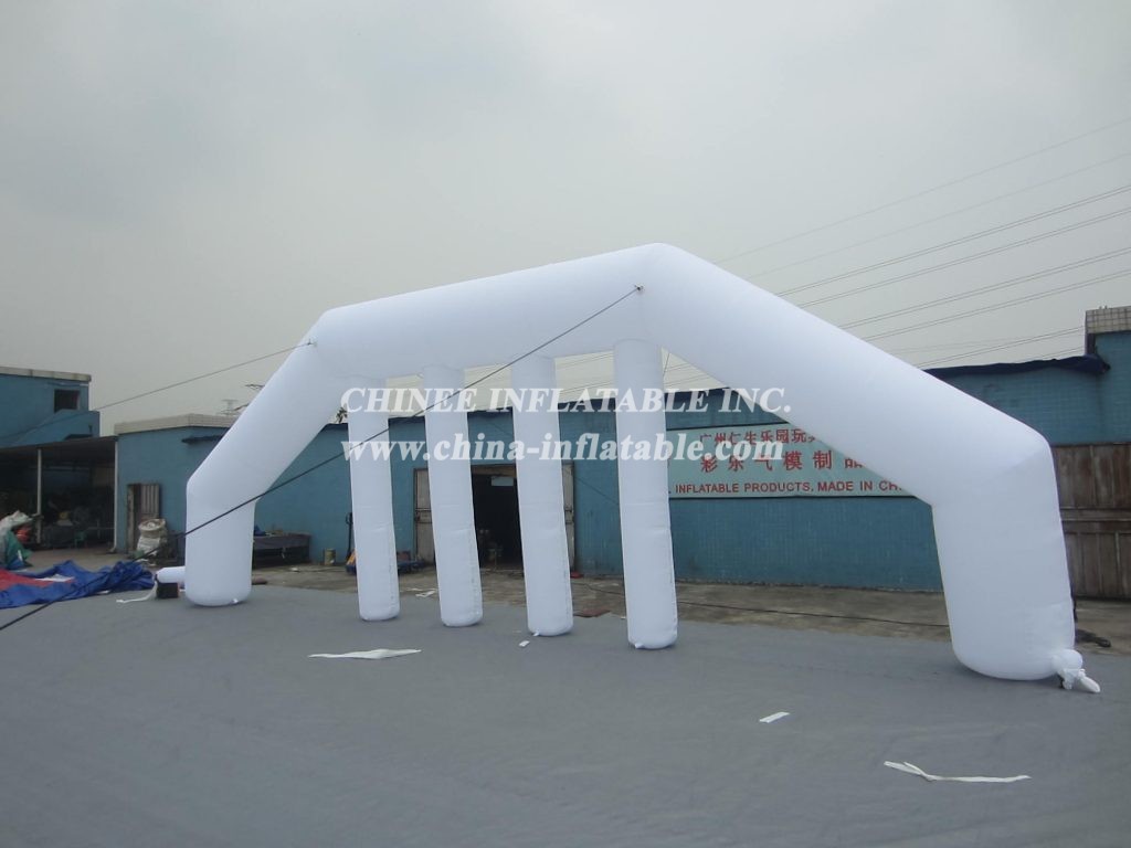 Arch2-018 Commercial White Inflatable Arches