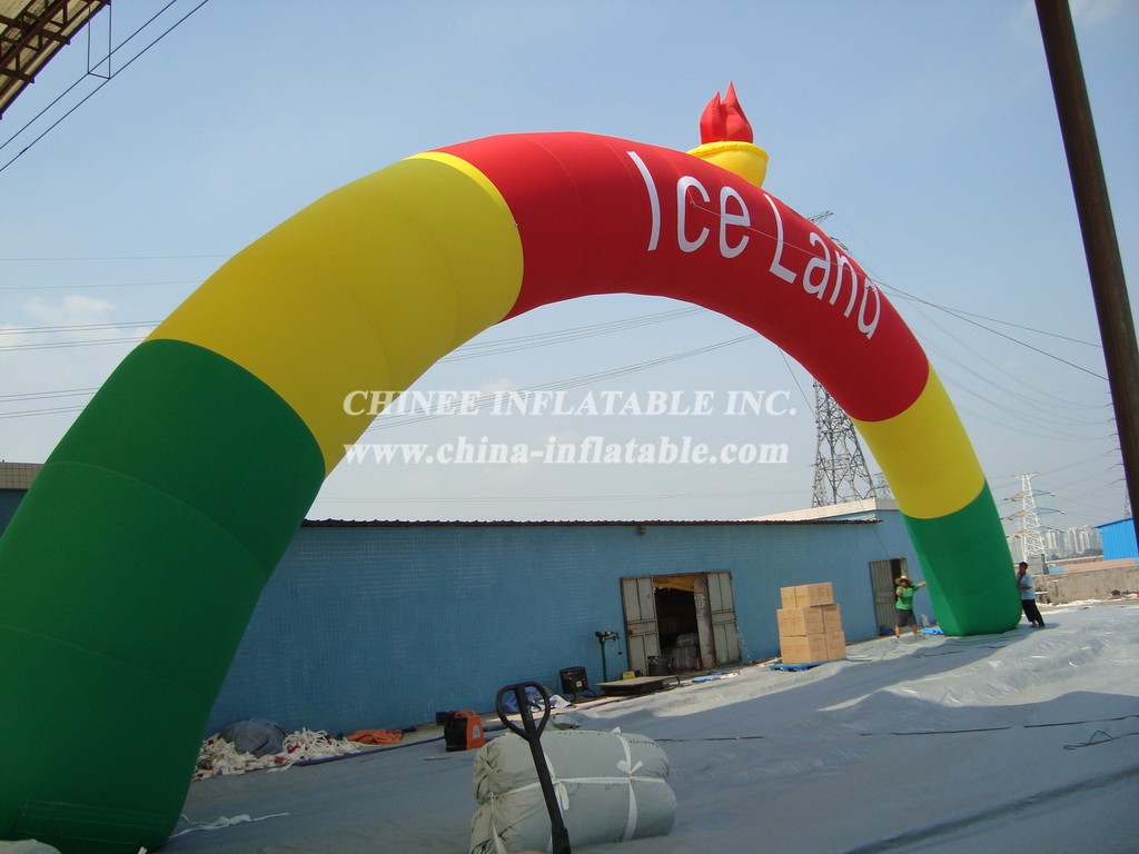 Arch1-123 Ice Land Inflatable Arches