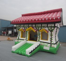 T2-3093 Fiesta infantil inflable en forma de casa