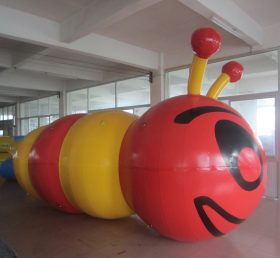 Cartoon1-452 Caterpillar inflable caricatura