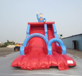 T8-2102 Deslizamiento inflable superhéroe Superman