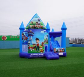 T5-1000B Deslizamiento inflable del castillo inflable de la patrulla de la garra inflable