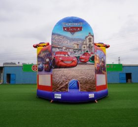 T2-3016 Combinación de salto infantil de la casa inflable del tema del automóvil