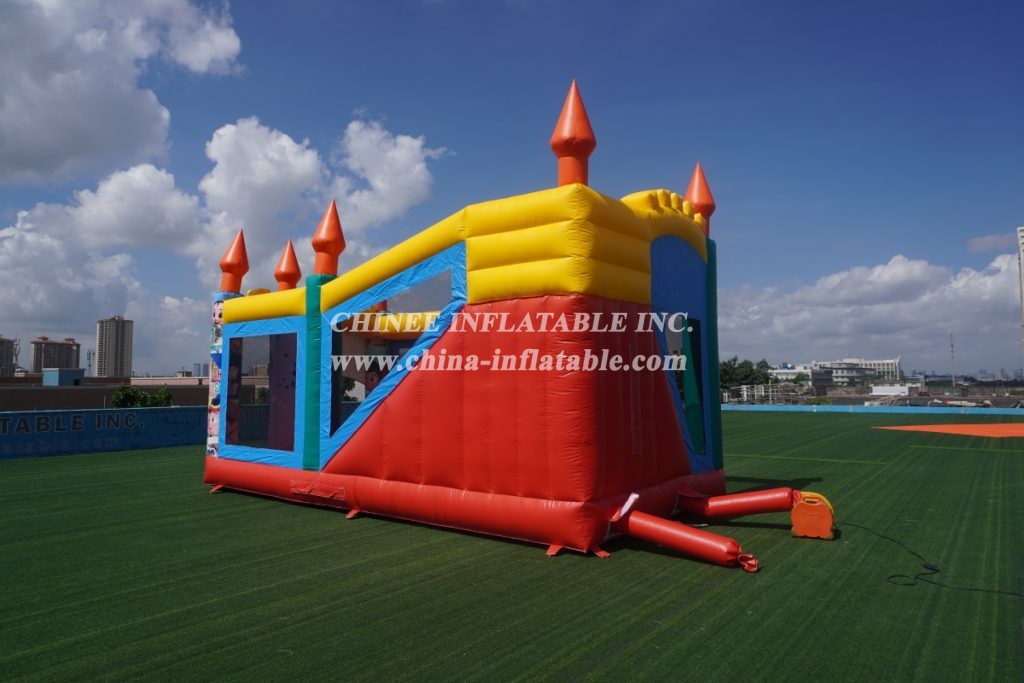 T5-1002B Cocomelon Bouncy Castle Combo Slide Outdoor Kids