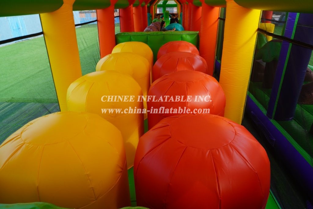 CR1-015 80M Inflatable Obstacle Course Challenge Run