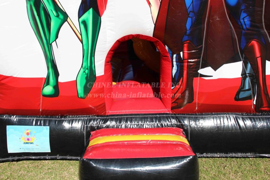 T2-4080 Superhero Justice League Jumping Castle