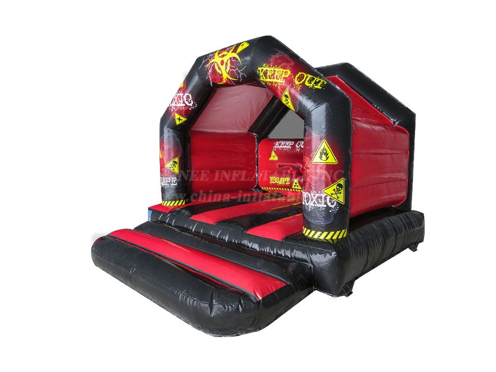 T2-4179 12X12Ft Red Toxic Bounce House