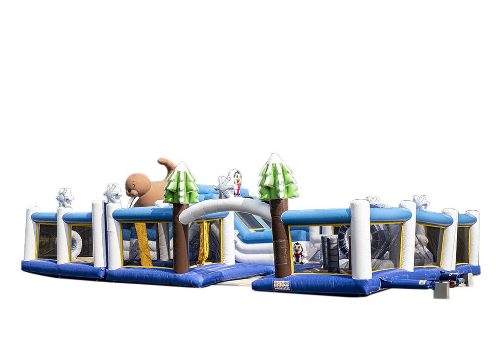 T6-808 Bounce World Frozen Bounce House