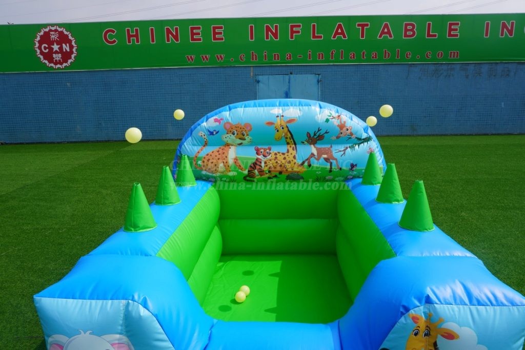 T2-4143 Baby Jungle High Back Inflatable Ball Pool