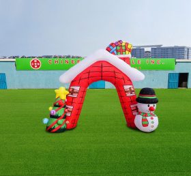 C1-200 Arco inflable de la casa de Navidad