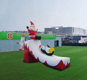 C1-244 Diapositiva inflable de Santa Claus