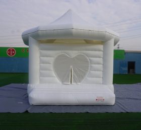 T2-3538 Castillo inflable de boda blanca