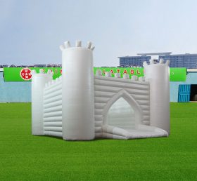 T2-3544 Castillo inflable de boda blanca