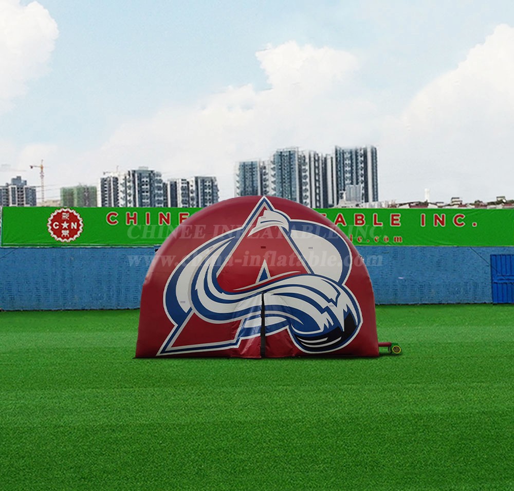 Tent1-4209 Custom Inflatable Logo Wall-Walk Through Tunnel-Hockey Slap Shot