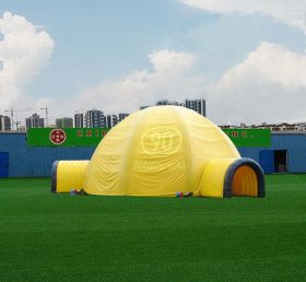 Tent1-4399 Cúpula inflable amarilla