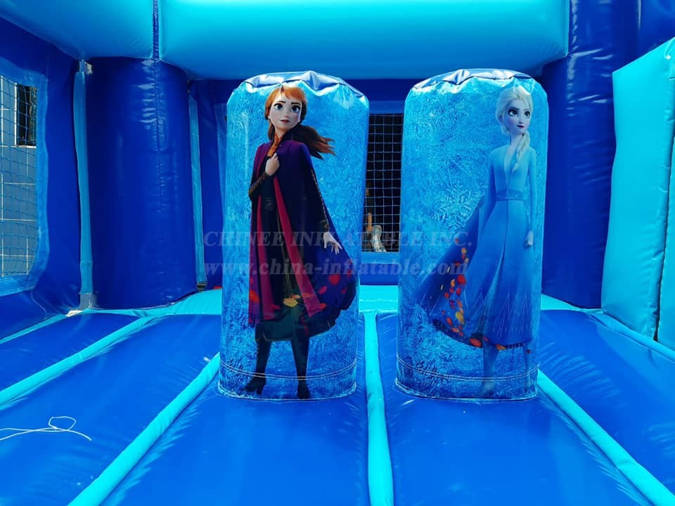 T2-4590 Frozen Castle With Slide