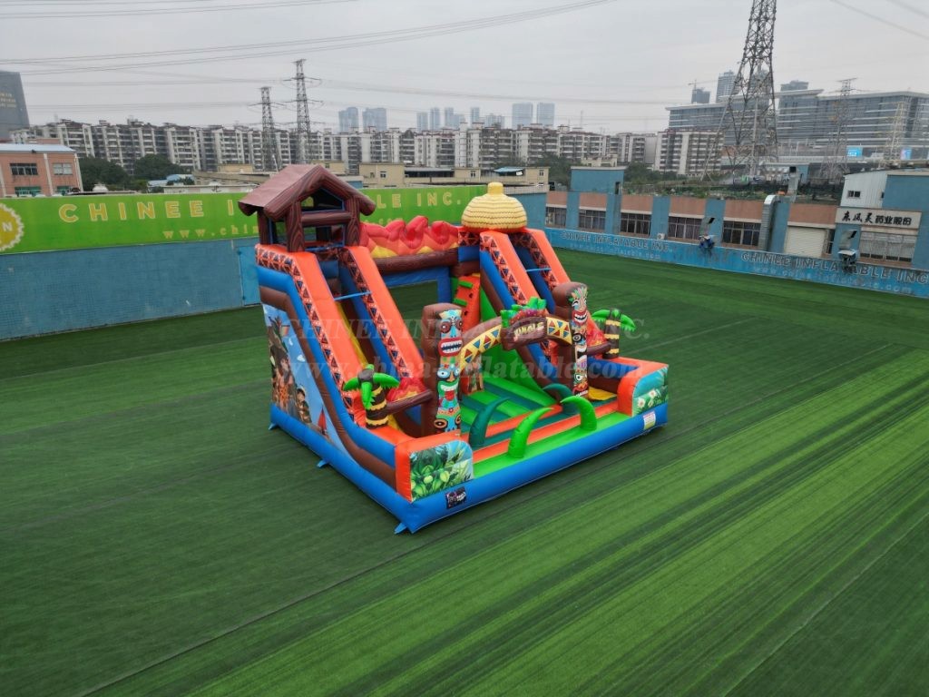 T2-4898 American Indian Bouncy Castle