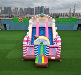 T2-4915 Deslizador de castillo inflable Candy