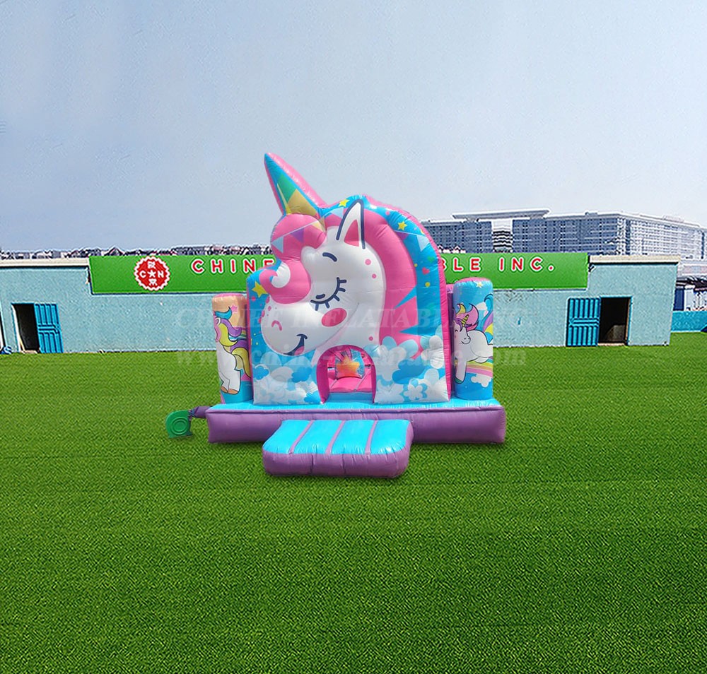 T2-4693 Unicorn Inflatable Combo