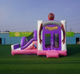 T2-6009 Castillo inflable Spider-Man con tobogán