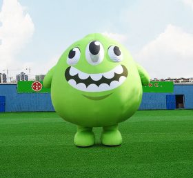 S4-591 Diseño personalizado publicidad ropa inflable verde monstruo mascota actividad decoración