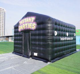 Tent1-704C Carpa de cubo inflable Carpa de fiesta negra