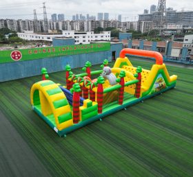 T7-1802 Carrera de obstáculos inflable para animales